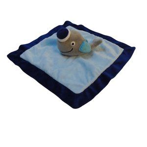 BananaFish Whale Baby Lovey Security Blanket 12" Plush Soft